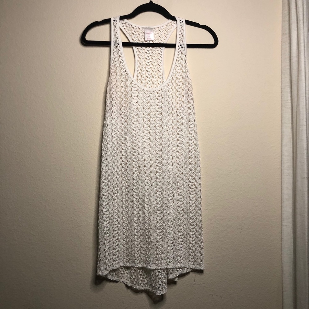 White Bathing Suit Cover Up